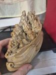 Soapstone Carving of Eight Immortals on Boat