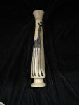 Kenyan Soapstone Giraffe Vase for Safari Decor