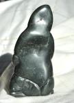 Handmade Soapstone Inuit Man Carving from Canada