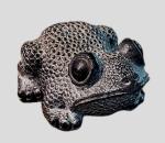 Original Soapstone Frog Sculpture – 2.75" Long
