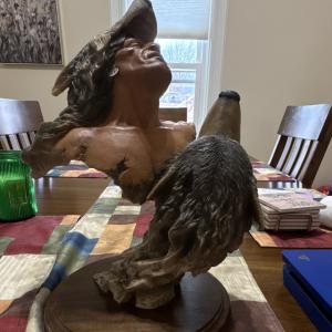 Wolf Song Soapstone Sculpture Limited Edition 52/2500