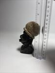 Soapstone Elderly Man Bust - Vintage Tribal Art