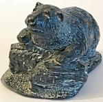 Aardik Collection Soapstone Bear Sculpture 3" x 4