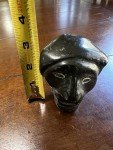 Vintage Inuit Soapstone Eskimo Head Carving