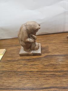 Hand carved Soapstone or Marble, Bear Cub. It could be from Alaska or Canada.