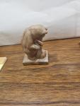 Hand carved Soapstone or Marble, Bear Cub. It could be from Alaska or Canada.