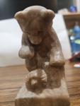 Hand carved Soapstone or Marble, Bear Cub. It could be from Alaska or Canada.