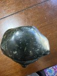 Vintage Inuit Soapstone Eskimo Head Carving