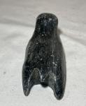 antique carved soapstone Canadian seal DEMU MUCKENHEIM Eskimo sculpture Inuit