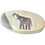 Kenyan Soapstone Elephant Trinket Box Lid
