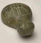 Vintage DIMU Soapstone Inuit Turtle Figure 3.5