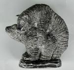 Hand-Carved Soapstone Wolf and Bear Figurine