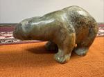 Inuit Soapstone Bear by William Luke