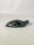 1960s Inuit Soapstone Seal Figurine by Dimu