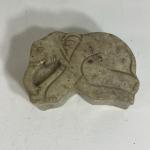 Soapstone Elephant Trinket Box with Lid
