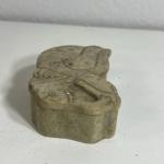 Soapstone Elephant Trinket Box with Lid