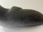 Mina Iqaluq Soapstone Inuit Seal Sculpture