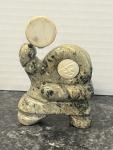 Bekoa Look Inuit Soapstone Eskimo Carving