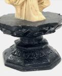 Vintage Soapstone Carving of Asian Woman Statue