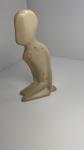 Kneeling Man Soapstone Carving Art Sculpture