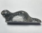 Inuit Soapstone Seal by Dietrich Muckenheim
