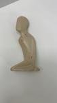 Kneeling Man Soapstone Carving Art Sculpture