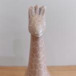 Handmade Soapstone Giraffe Figurine 9" Safari Art