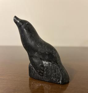 Wolf Soapstone Figurine Sculpture from Canada