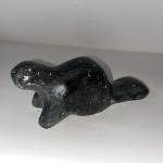 Handmade Soapstone Beaver Carving by DIMU