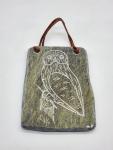 Inuit-Style Soapstone Owl Wall Art Decoration