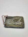Inuit-Style Soapstone Owl Wall Art Decoration
