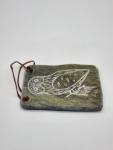 Inuit-Style Soapstone Owl Wall Art Decoration