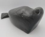 Inuit Soapstone Hand Carved Sea Lion Figure