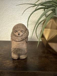 Inuit Soapstone Carving Figure - Handcrafted Art