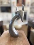 Hand Carved Soapstone Deer Head Sculpture Decor