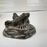 Vintage Soapstone Seal Sculpture by Al Wolf