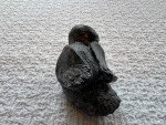 Inuit Soapstone Resting Duck Figurine Sculpture
