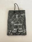 Inuit Soapstone Plaque by Dietrich Muchelstein