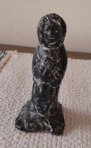 Al Wolf Vintage Soapstone Eskimo Carving
