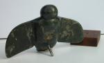 Inuit Owl Soapstone Sculpture - Vintage Carving