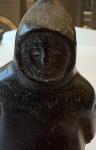 Inuit Soapstone Carving of Man - 6 Inches