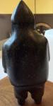 Inuit Soapstone Carving of Man - 6 Inches
