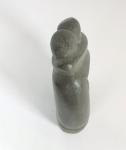 Green Soapstone Abstract Embracing Couple Sculpture