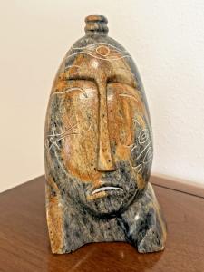 Rick Seeganna 1987 Iñupiat Soapstone Sculpture