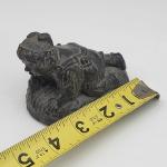Vintage Soapstone Wolf Sculpture - Canadian Indigenous Art