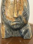 Rick Seeganna 1987 Iñupiat Soapstone Sculpture