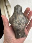 Alaska Soapstone Seal Figurine - Signed Inuit Style