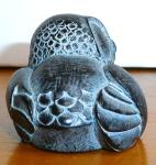 BOMA Canada Black Soapstone Owl Figurine