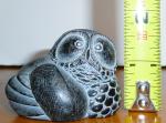 BOMA Canada Black Soapstone Owl Figurine