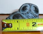 BOMA Canada Black Soapstone Owl Figurine